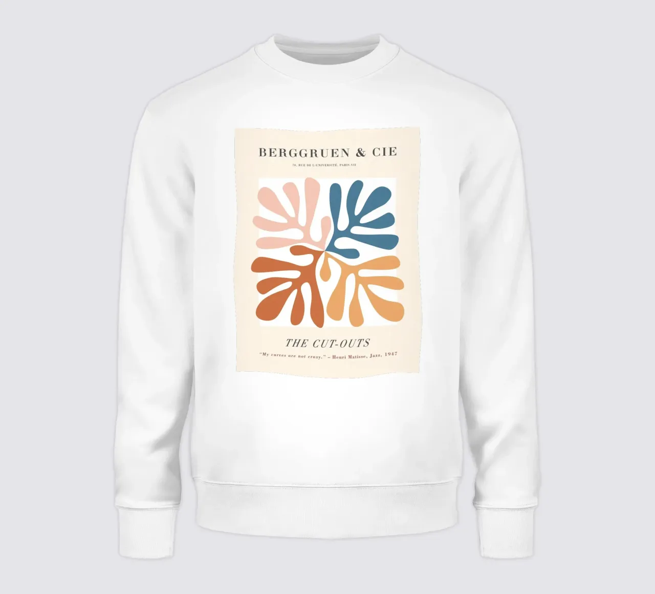I ritagli - Design astratto e di ispirazione botanica felpa da Whole©