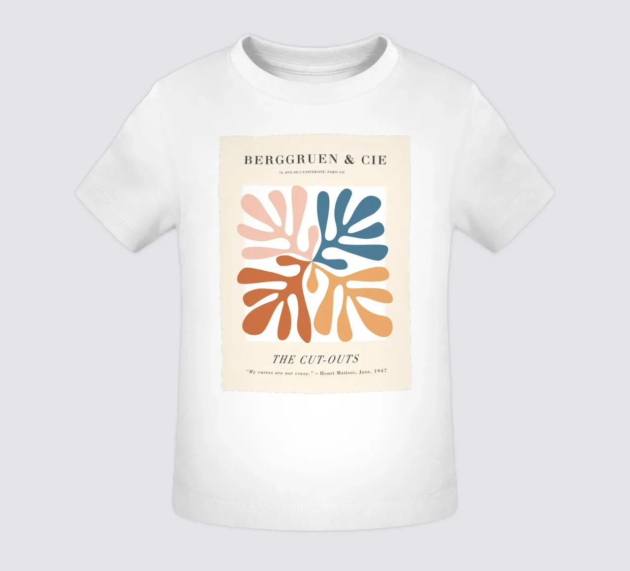 I ritagli - Design astratto e di ispirazione botanica maglietta neonato da Whole©