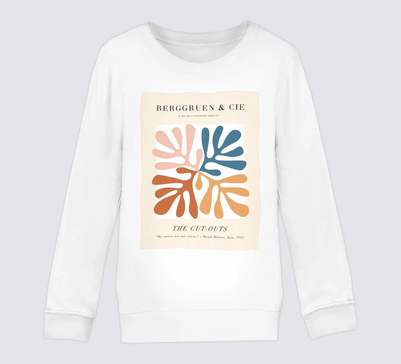I ritagli - Design astratto e di ispirazione botanica felpa bambino da Whole©