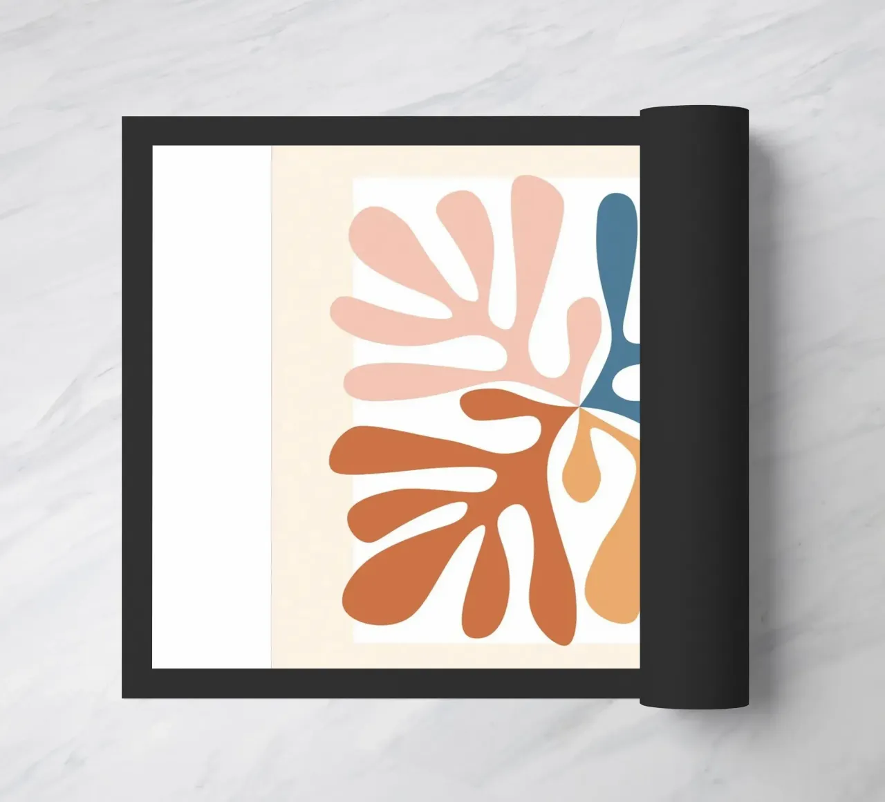 I ritagli - Design astratto e di ispirazione botanica zerbino da Whole©