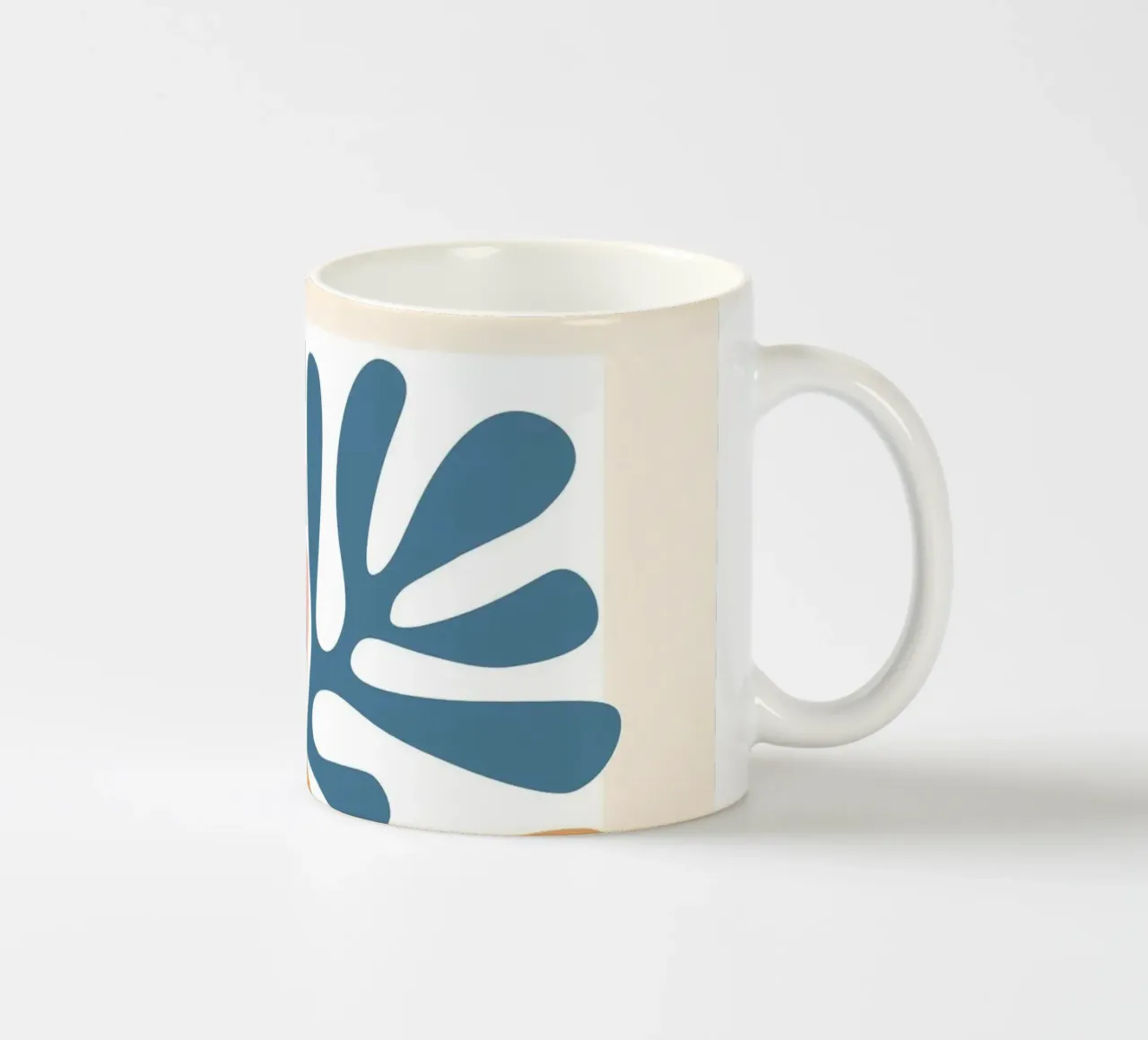 I ritagli - Design astratto e di ispirazione botanica tazza in ceramica da Whole©
