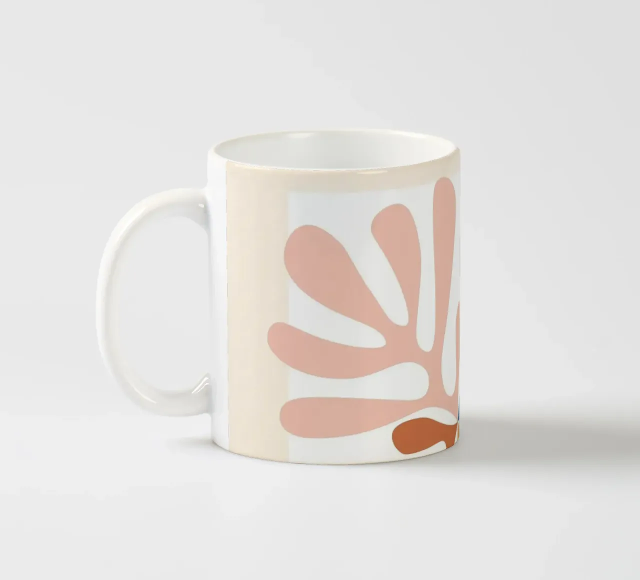 I ritagli - Design astratto e di ispirazione botanica tazza in ceramica da Whole©