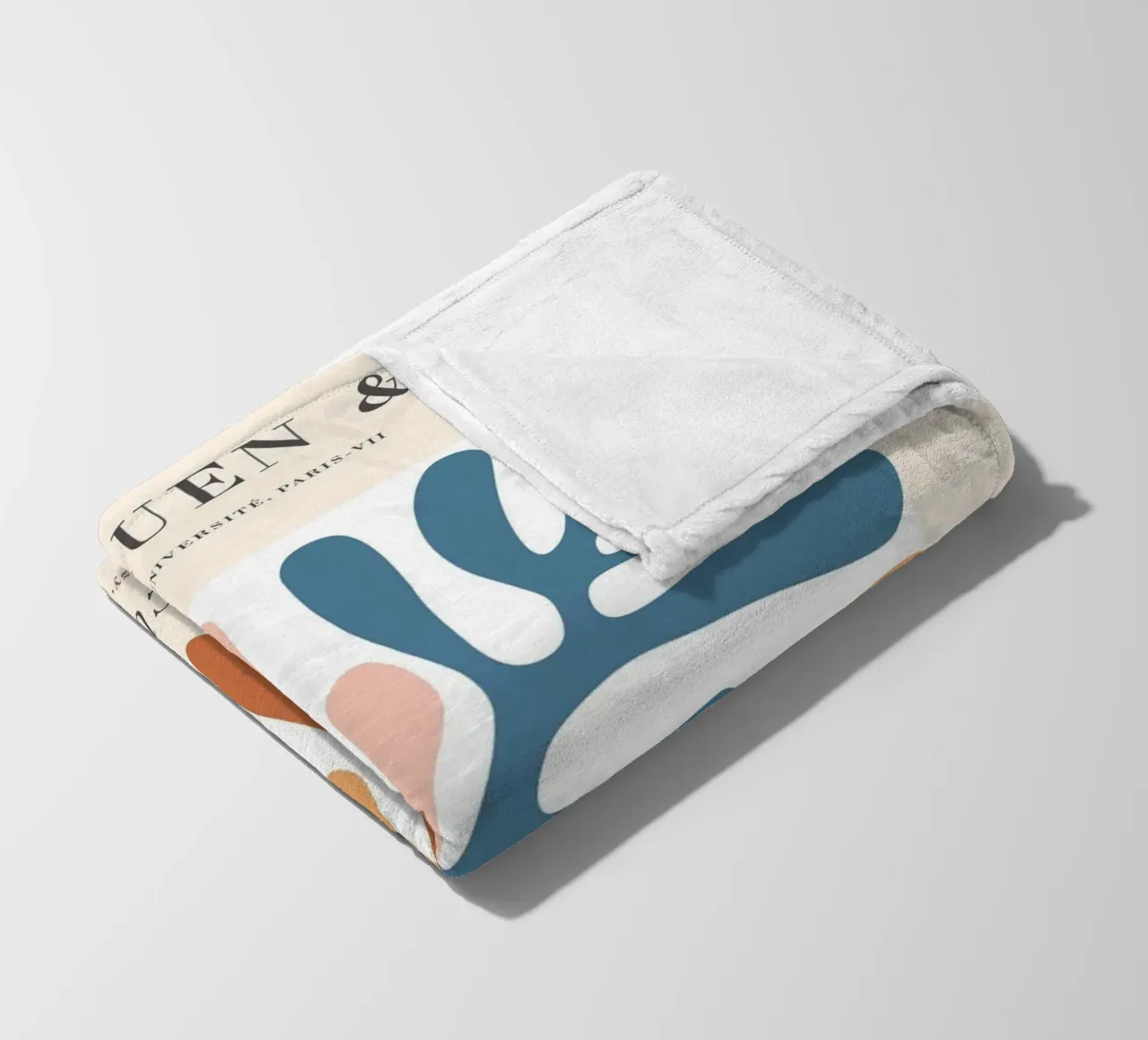 I ritagli - Design astratto e di ispirazione botanica coperta in pile da Whole©