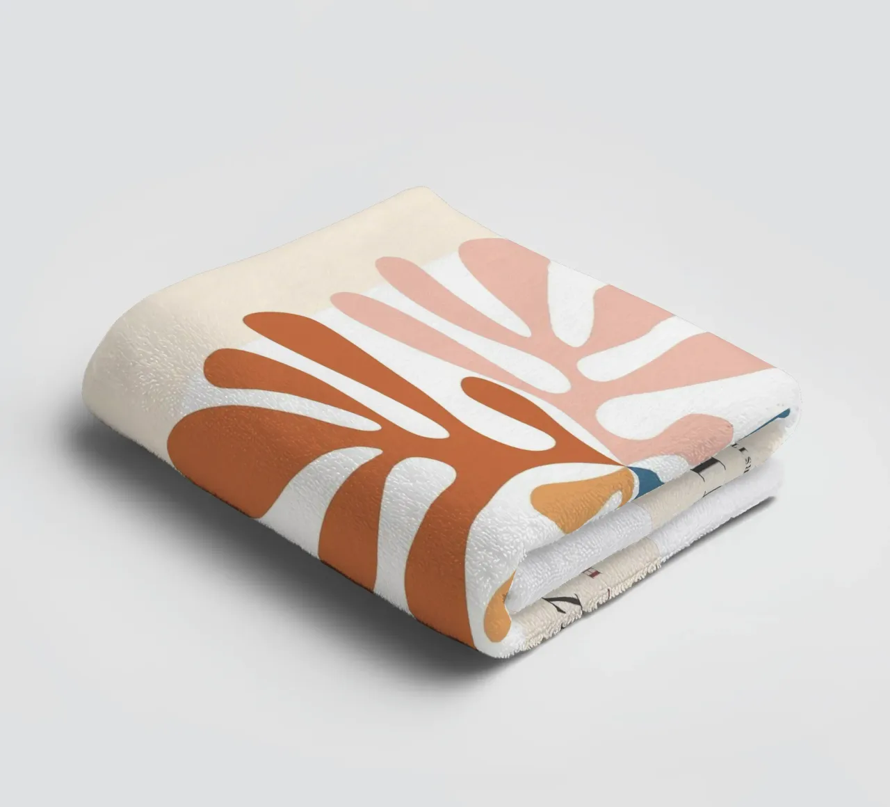 I ritagli - Design astratto e di ispirazione botanica asciugamano da bagno da Whole©