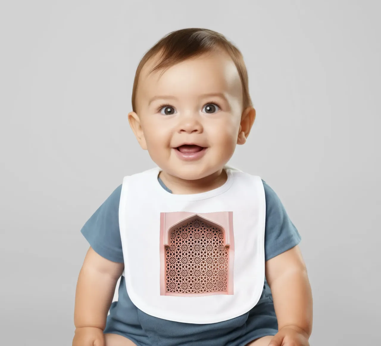 Oriental pattern - Geometric elegance bavaglino da Whole©