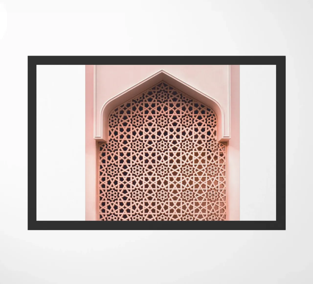 Oriental pattern - Geometric elegance doormat by Whole©