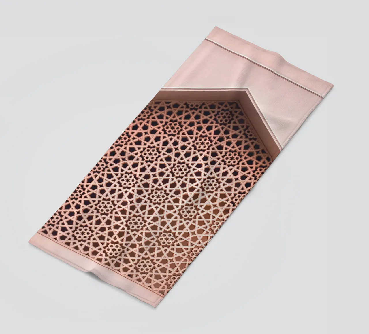 Motivo orientale - Eleganza geometrica telo mare da Whole©