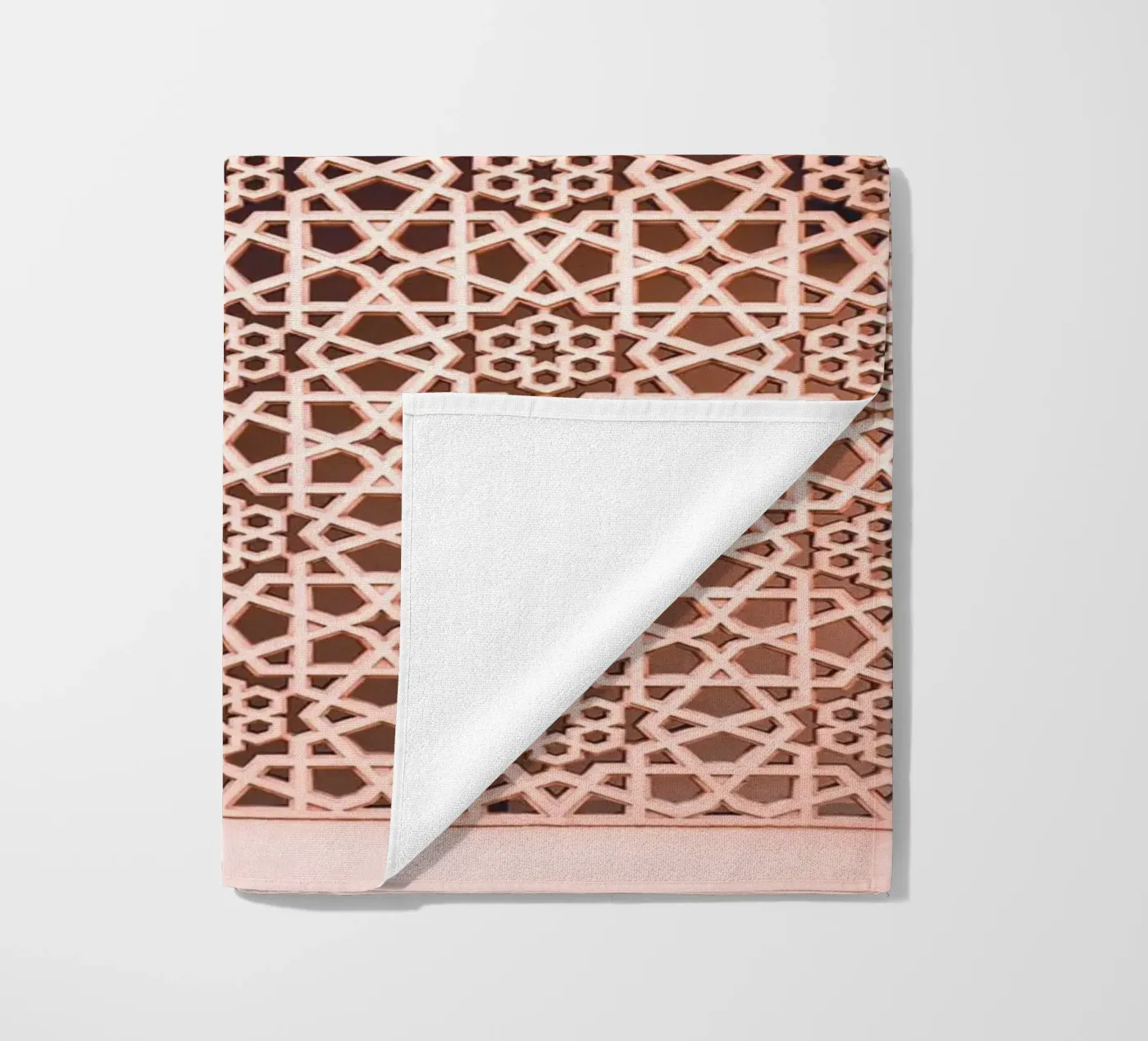 Oriental pattern - Geometric elegance beach towel by Whole©