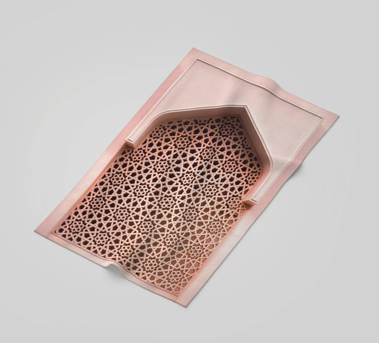 Motivo orientale - Eleganza geometrica telo mare da Whole©