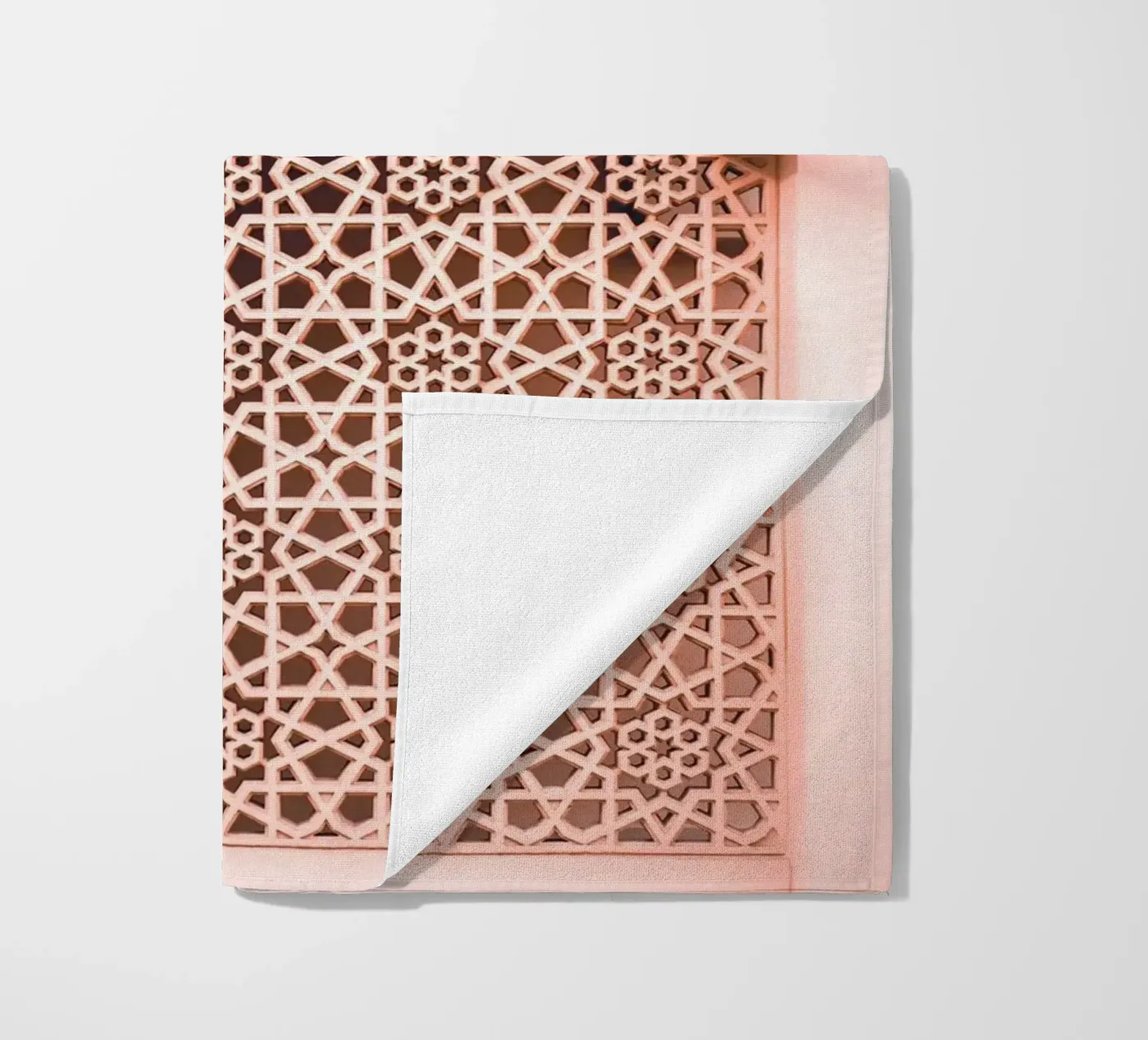 Oriental pattern - Geometric elegance beach towel by Whole©