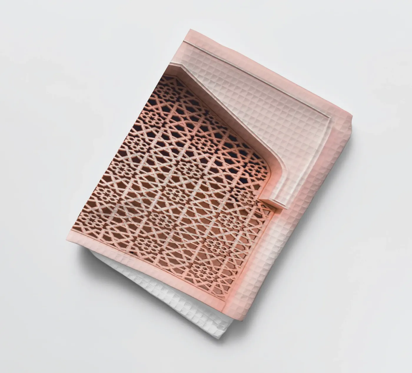 Oriental pattern - Geometric elegance tea towel by Whole©