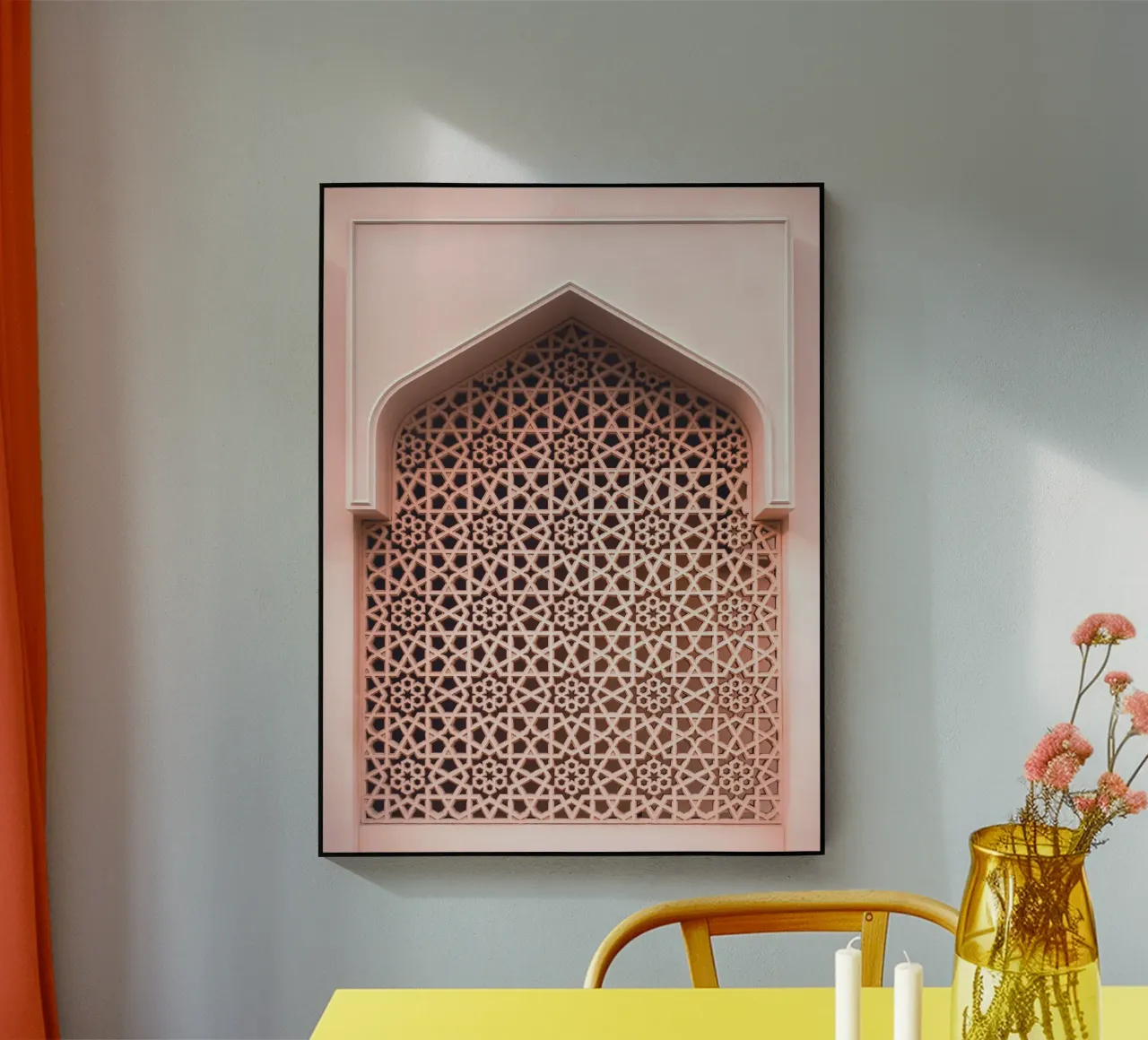 Motif oriental - Élégance géométrique plexiglas de Whole©