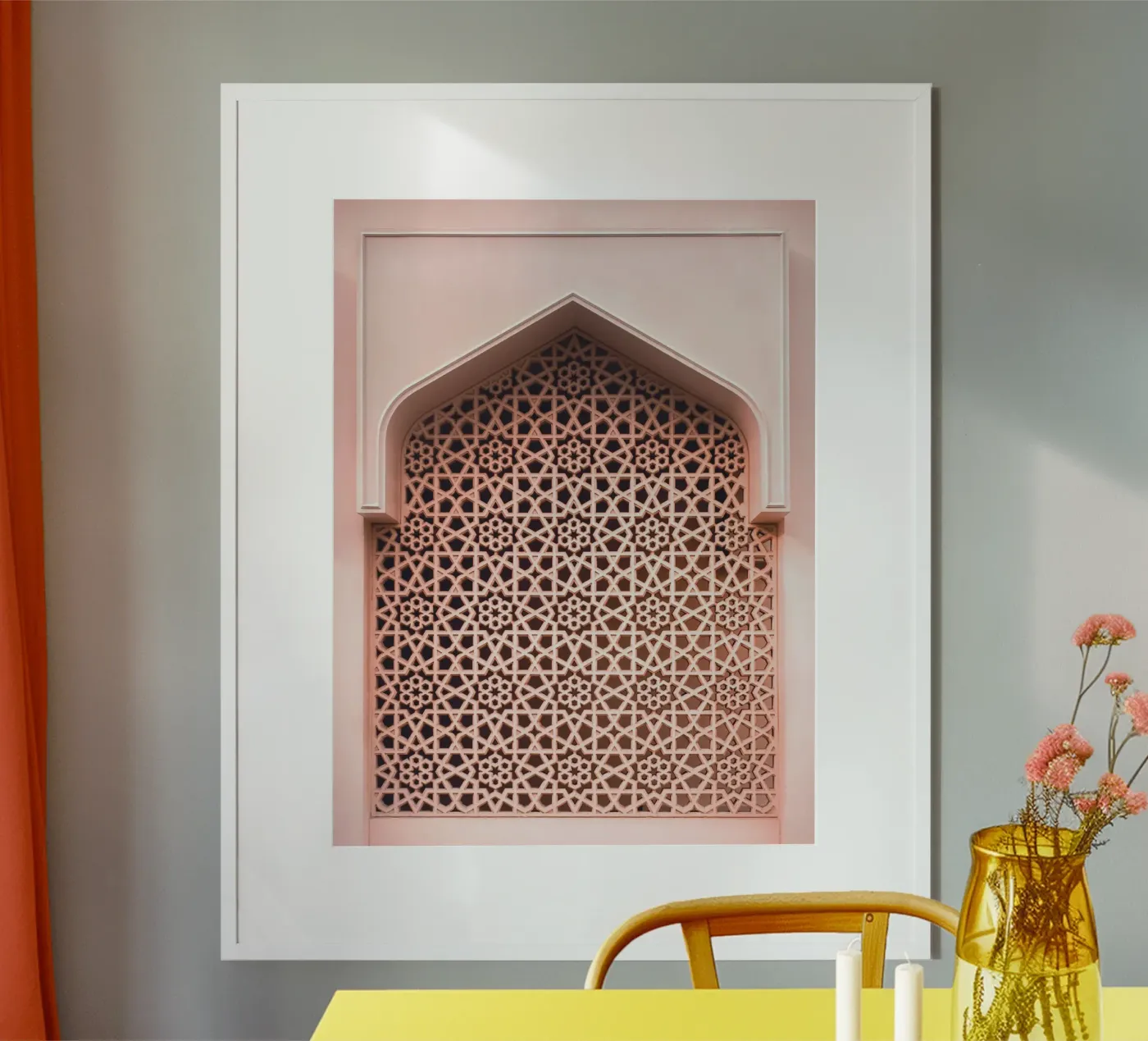 Oriental pattern - Geometric elegance poster by Whole©
