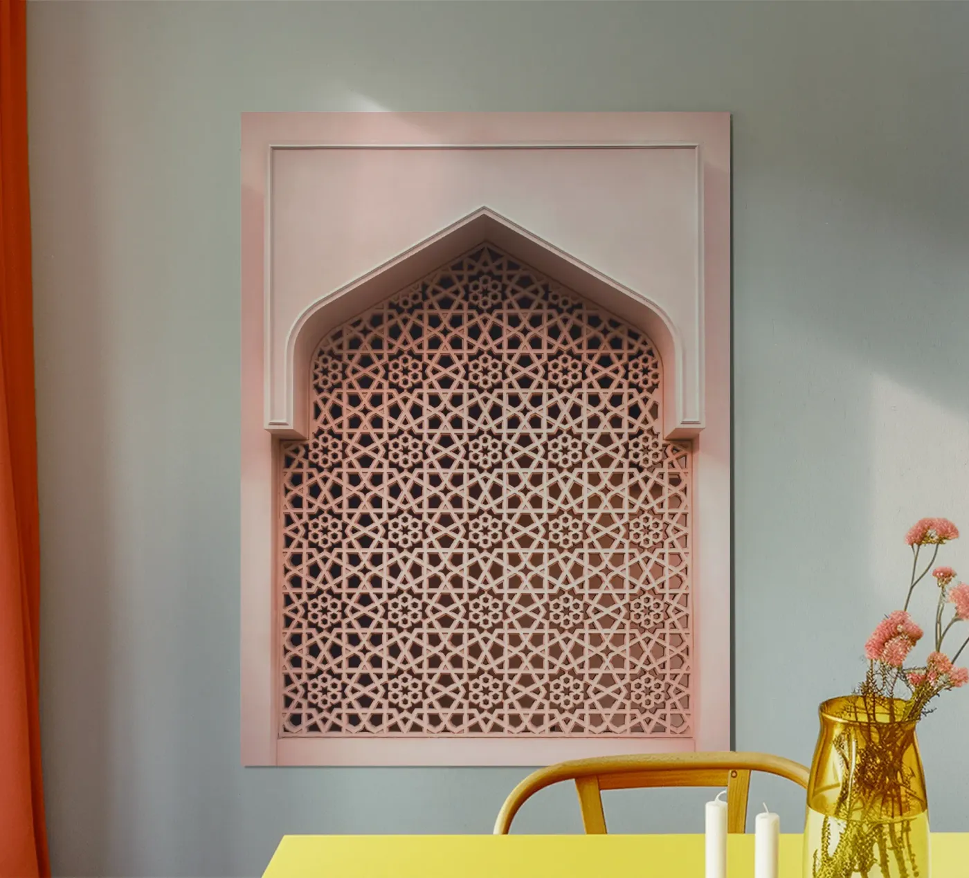 Oriental pattern - Geometric elegance poster by Whole©