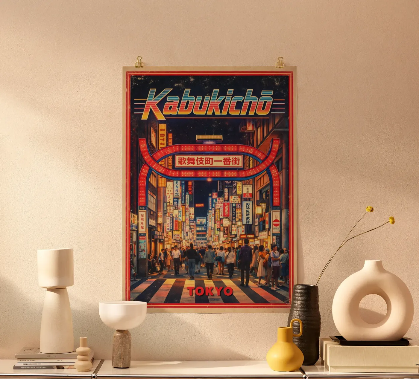 Kabukicho Tokyo poster da Bo Kev 1