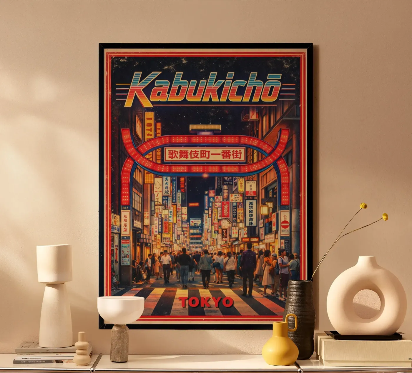 Kabukicho Tokyo poster da Bo Kev 1