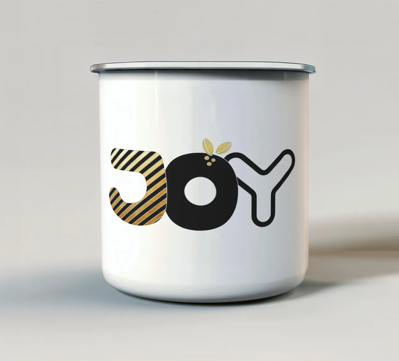 Gioia per il mondo tazza in smalto da amini54