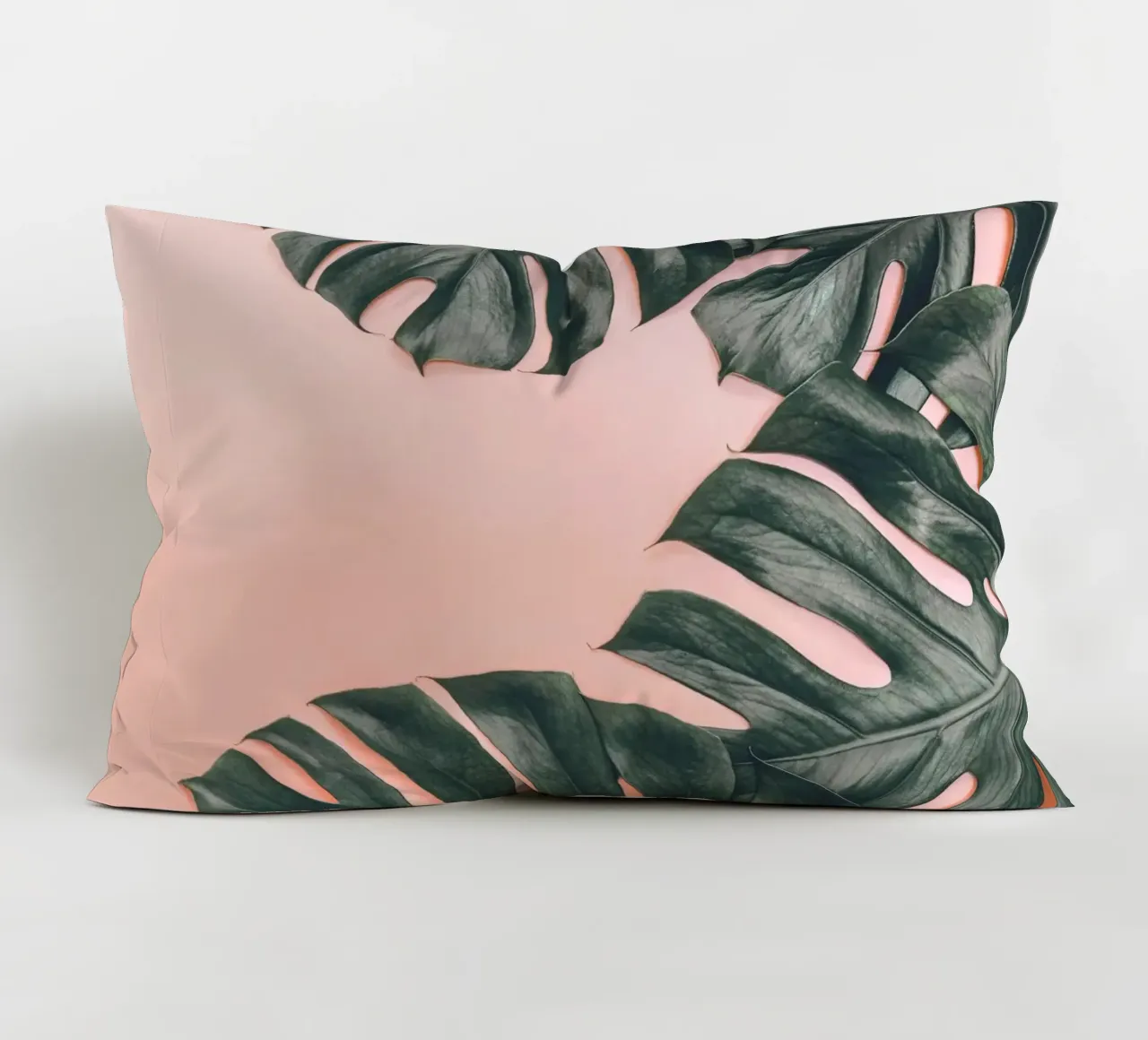 Foglie di Monstera - Design botanico minimalista cuscino da Whole©