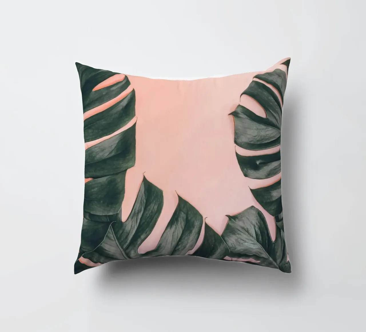 Foglie di Monstera - Design botanico minimalista cuscino da Whole©