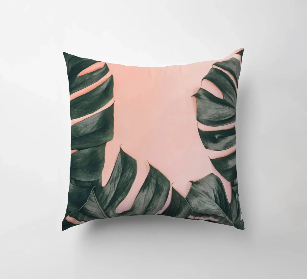 Foglie di Monstera - Design botanico minimalista cuscino da Whole©