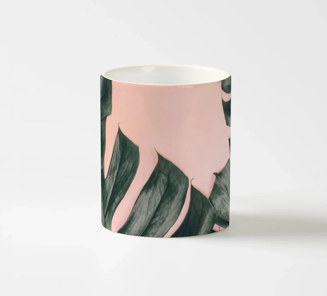 Foglie di Monstera - Design botanico minimalista tazza in ceramica da Whole©