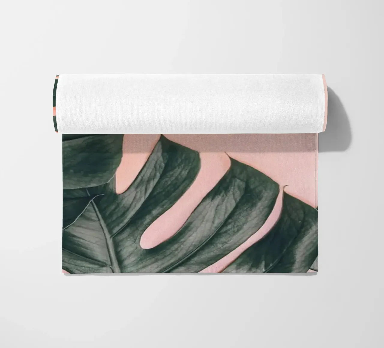 Foglie di Monstera - Design botanico minimalista telo mare da Whole©