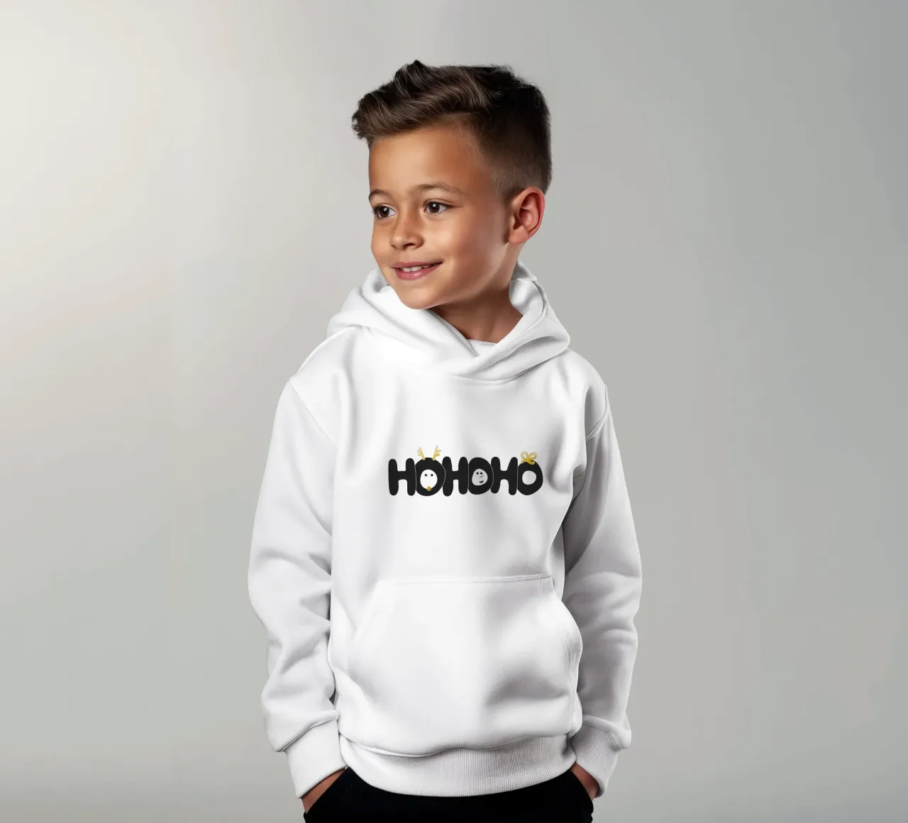 Hohoho felpa bambino con cappuccio da amini54