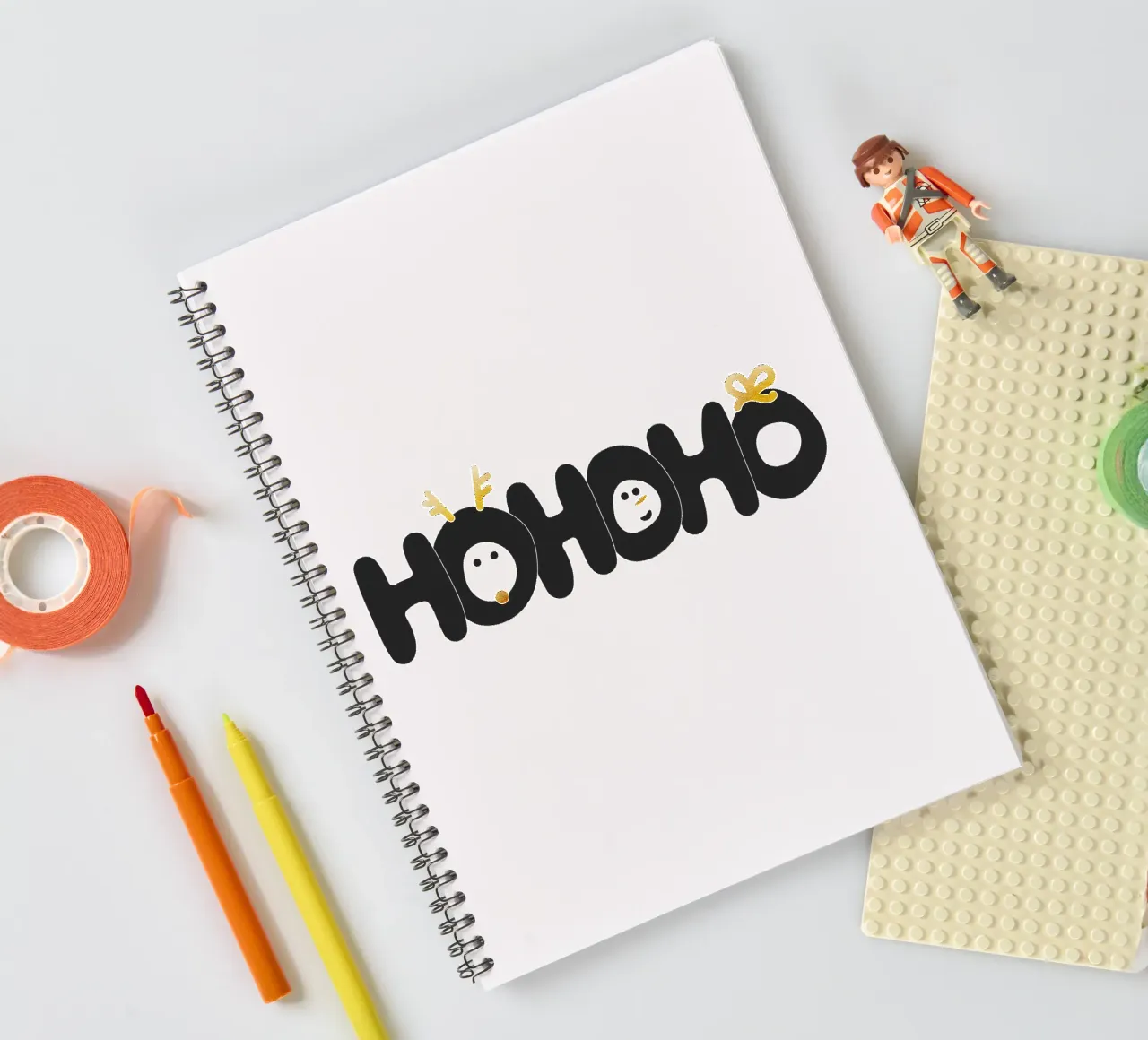 Hohoho spiral notebook by amini54