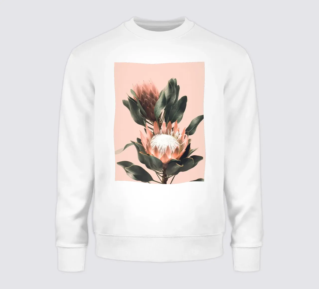 Fiori di protea - Foto design botanico felpa da Whole©