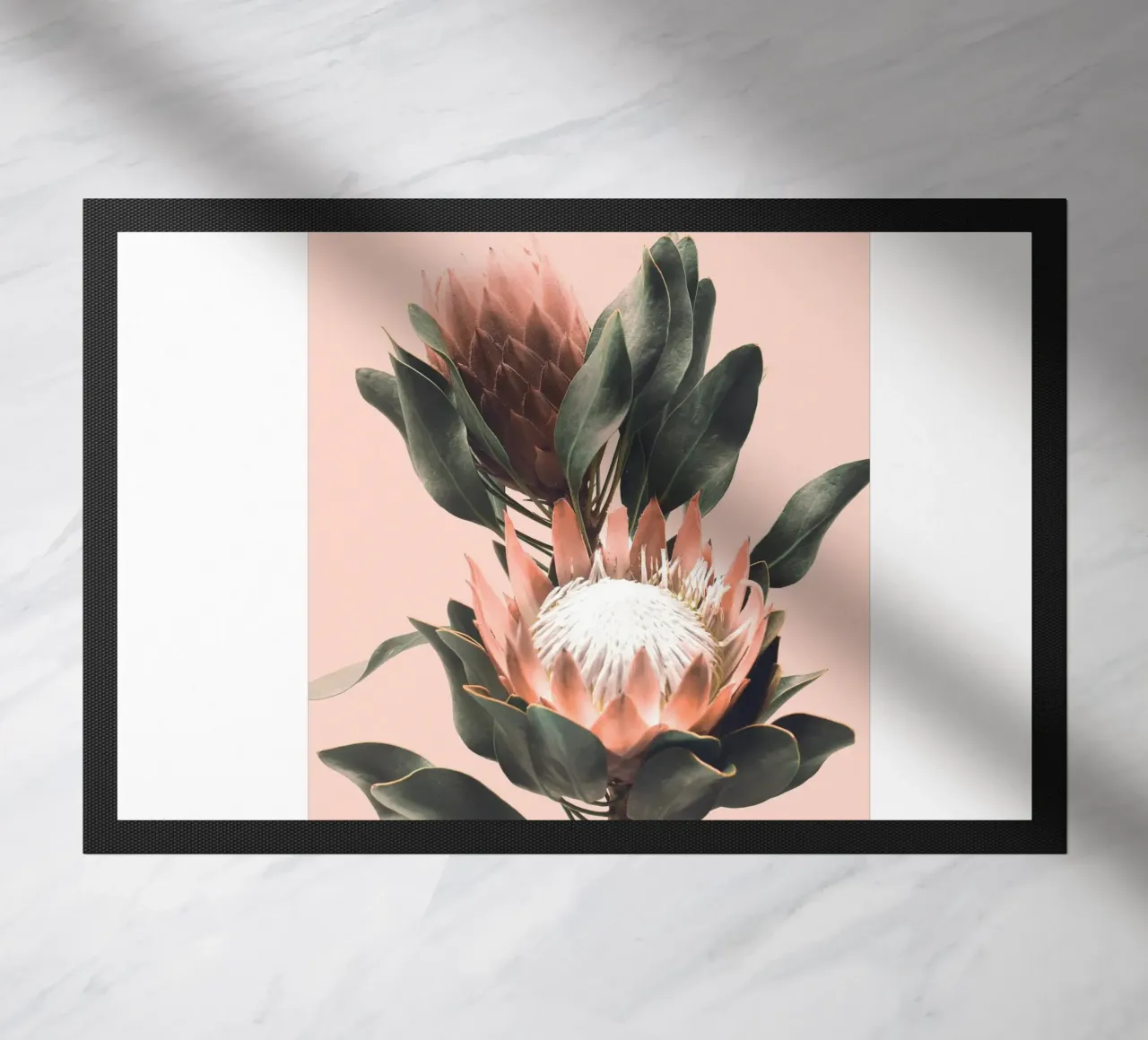 Fiori di protea - Foto design botanico zerbino da Whole©