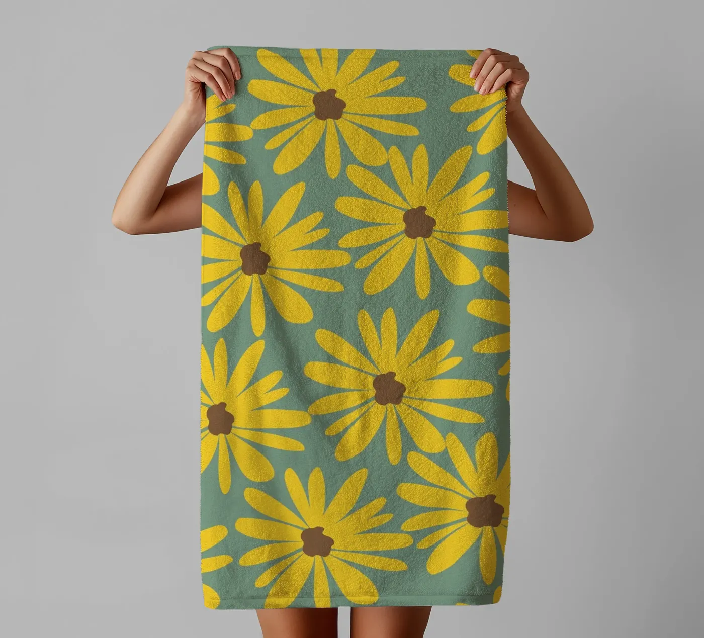 Sunflowers badhanddoek van LisaArtes