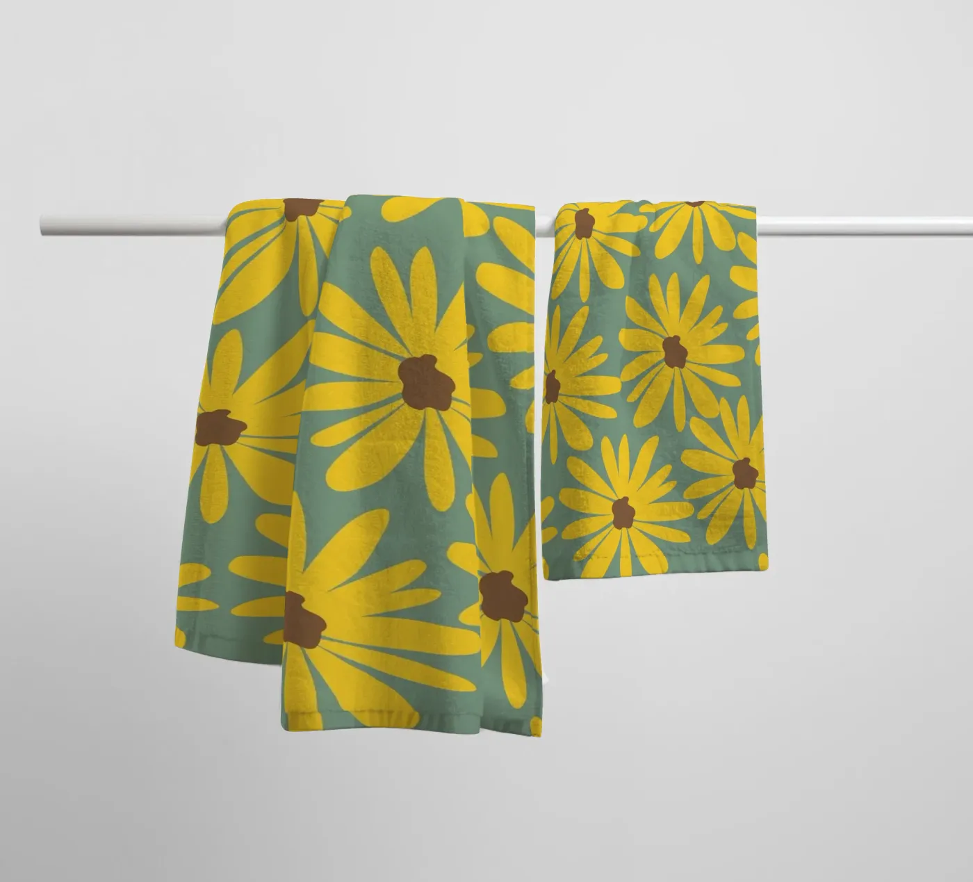 Sunflowers badhanddoek van LisaArtes