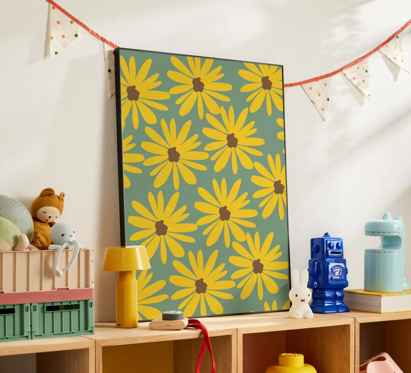 Sunflowers forex plate by LisaArtes