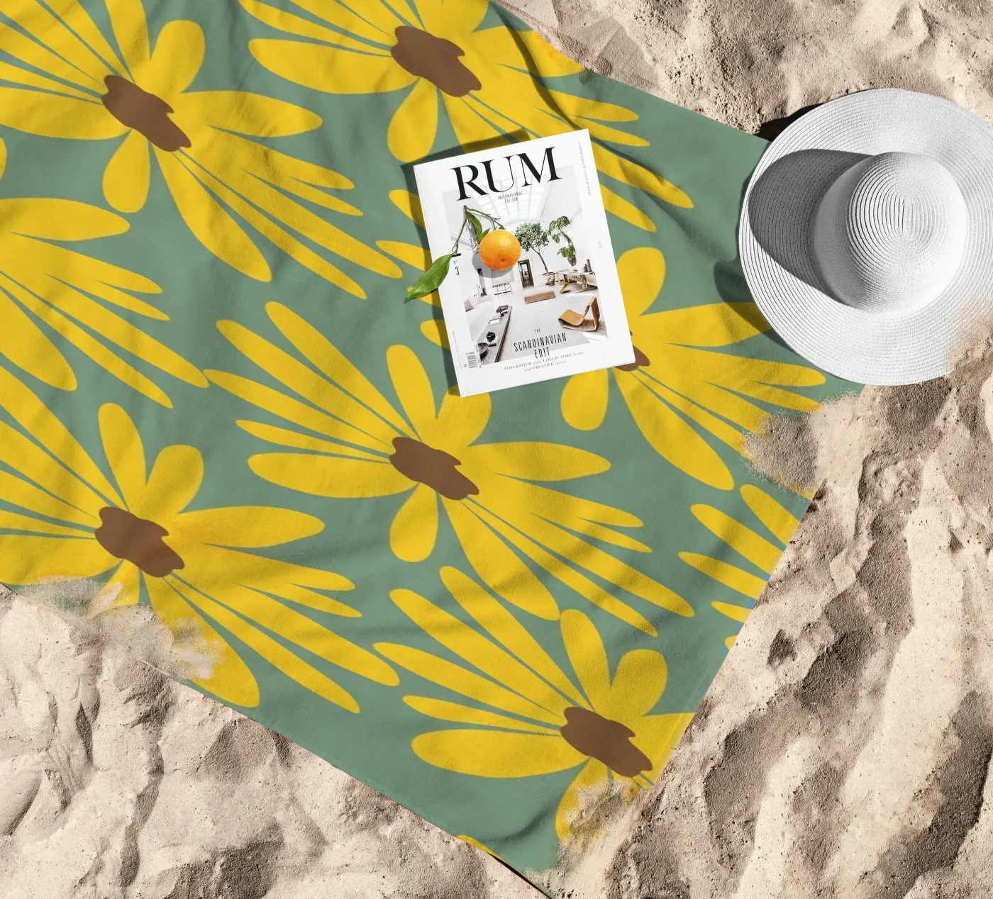 Sunflowers beach towel by LisaArtes