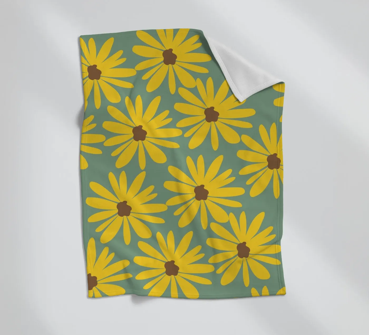 Sunflowers fleece blanket by LisaArtes