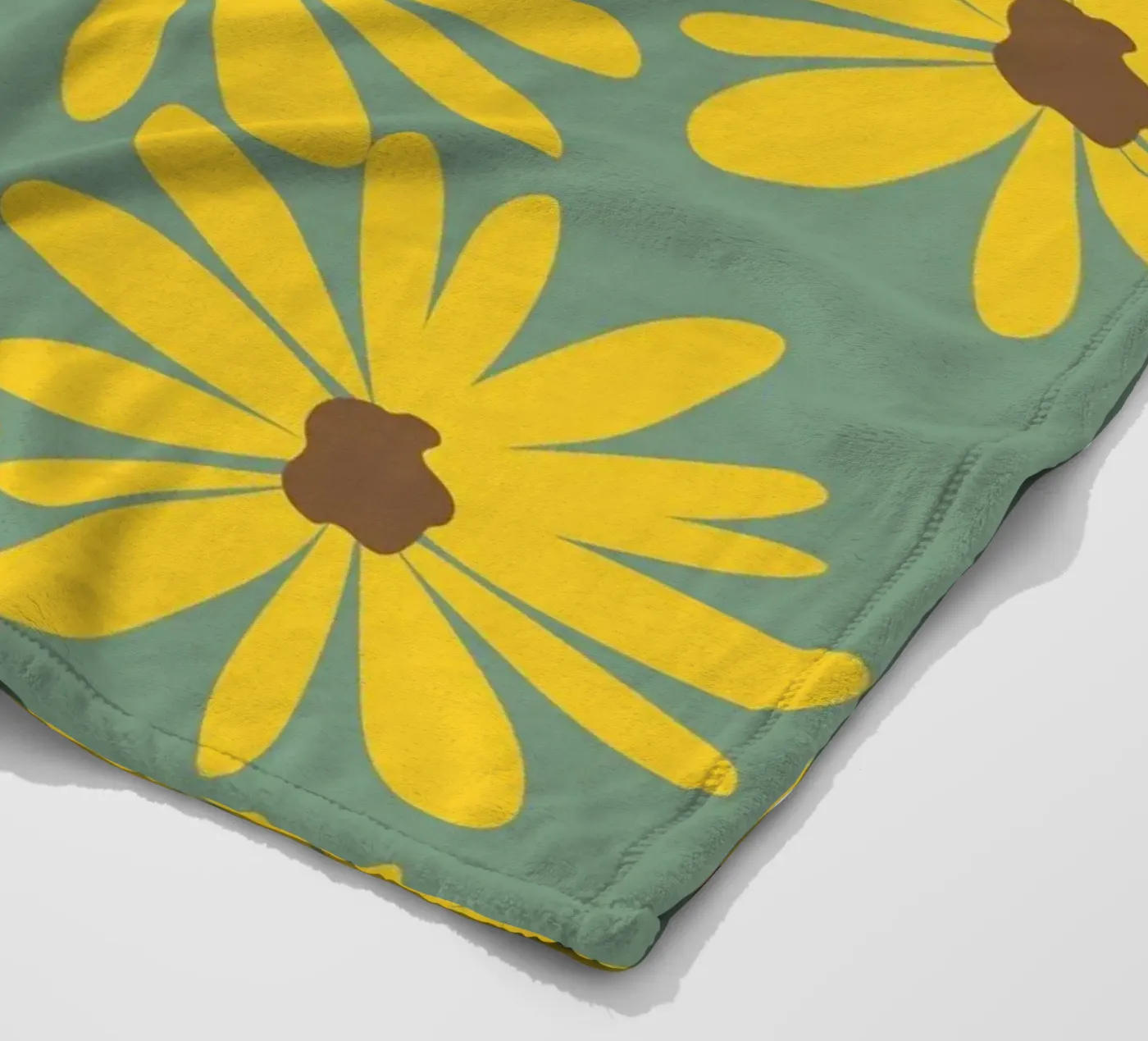 Sunflowers fleece blanket by LisaArtes