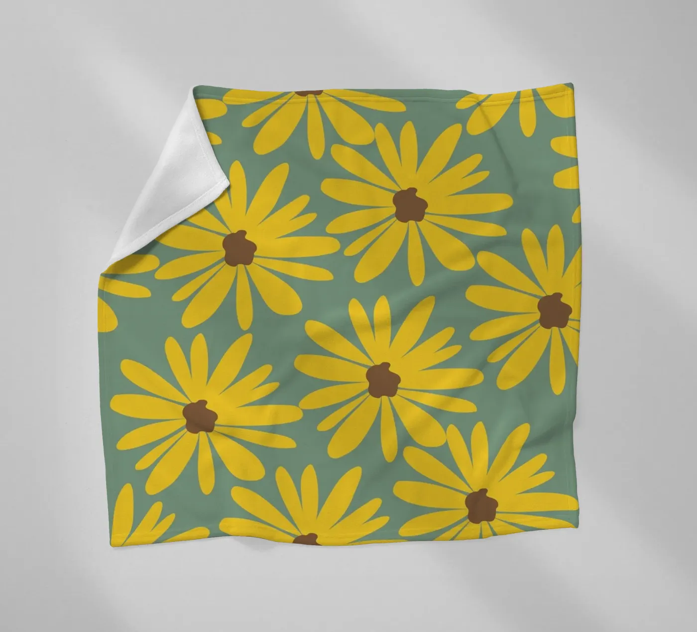 Sunflowers fleece blanket by LisaArtes