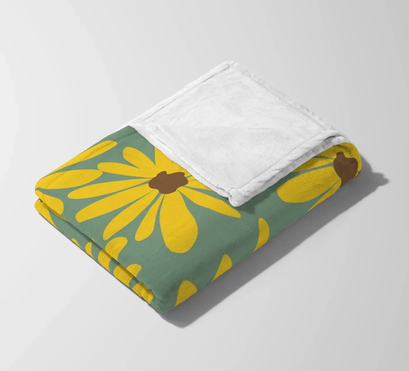 Sunflowers fleece blanket by LisaArtes