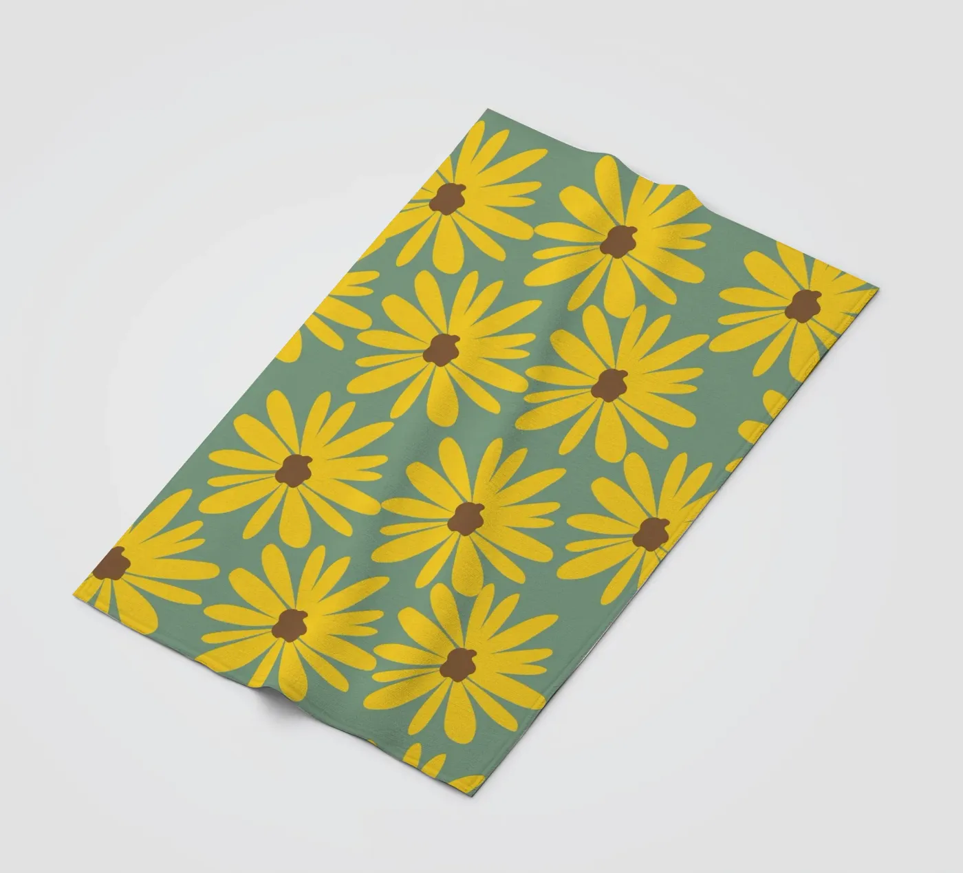Sunflowers fleece blanket by LisaArtes