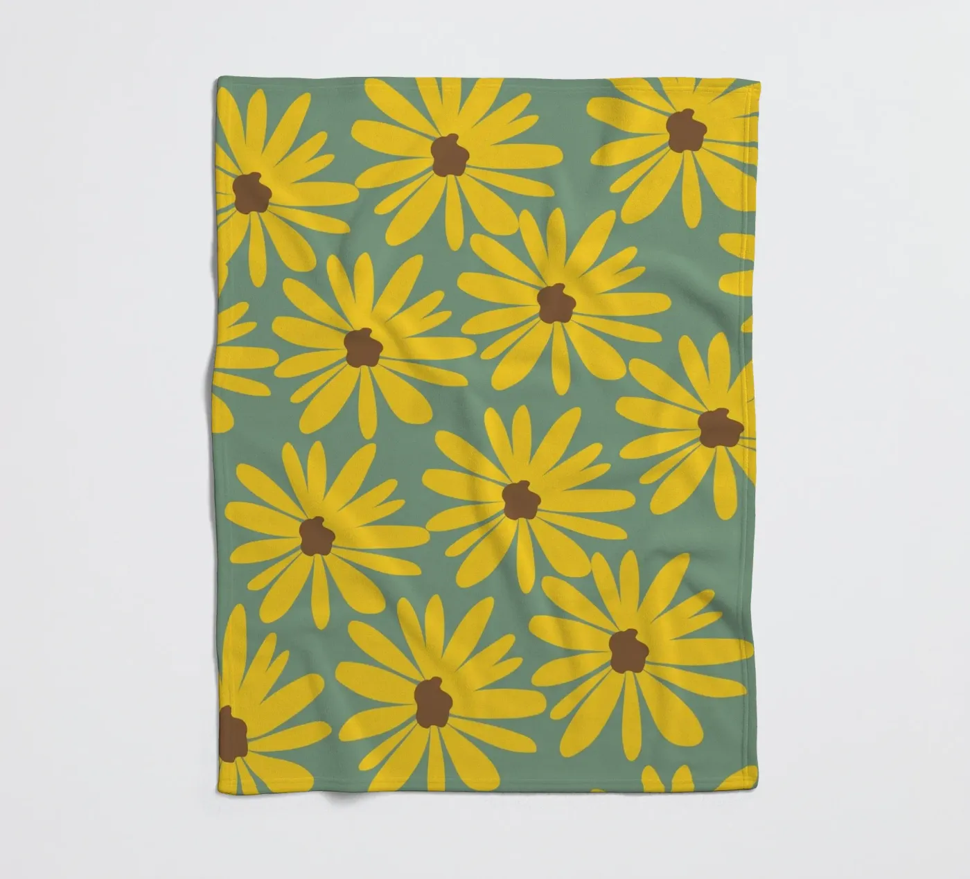 Sunflowers fleece blanket by LisaArtes