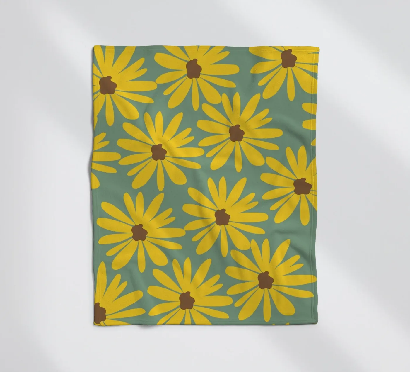 Sunflowers fleece blanket by LisaArtes
