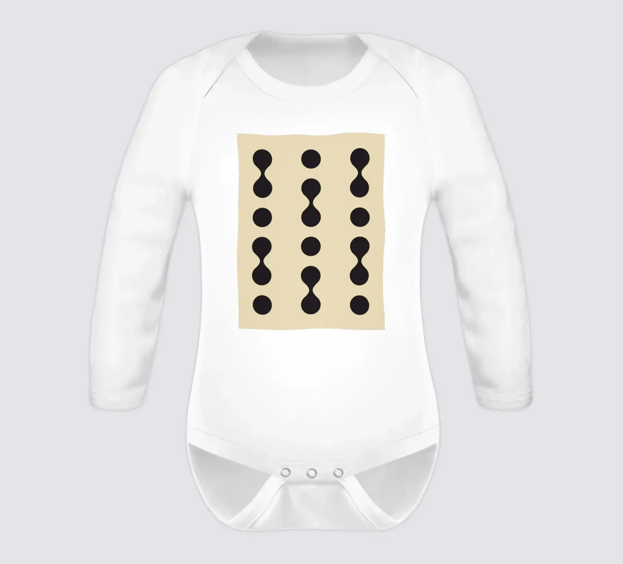 Shapes  abstract body neonato maniche lunghe da LisaArtes