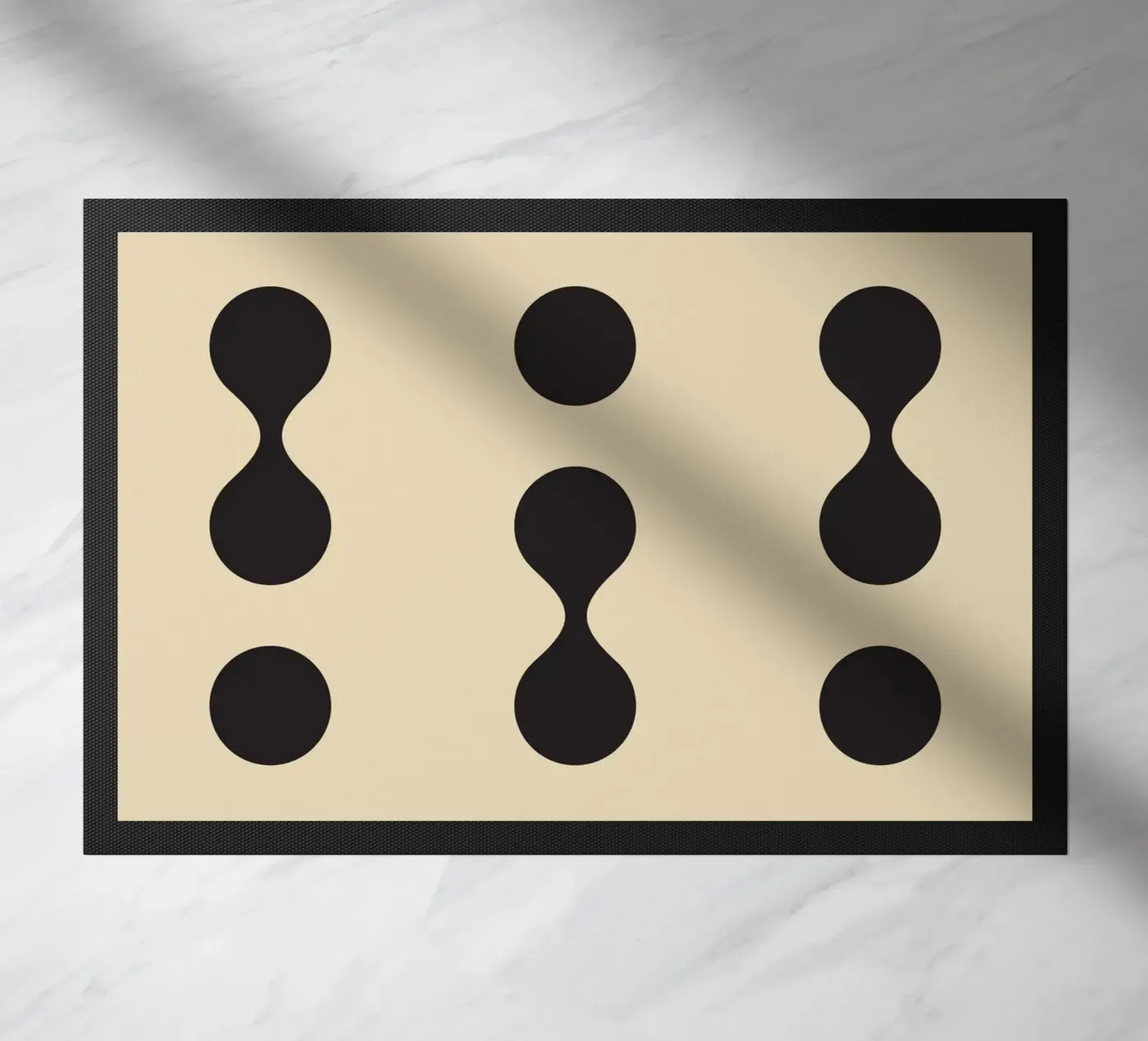 Shapes abstract deurmat van LisaArtes