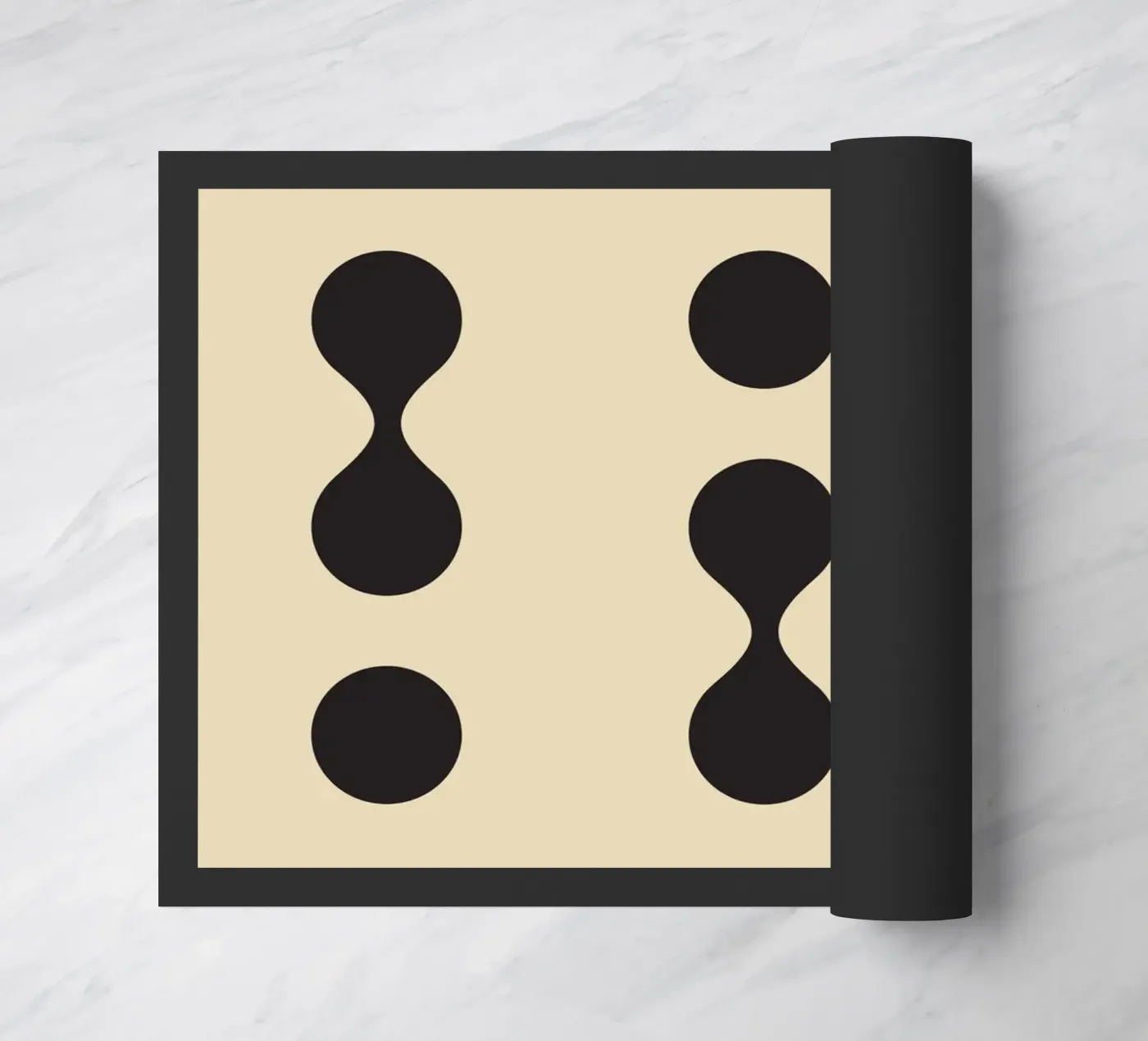 Shapes abstract deurmat van LisaArtes