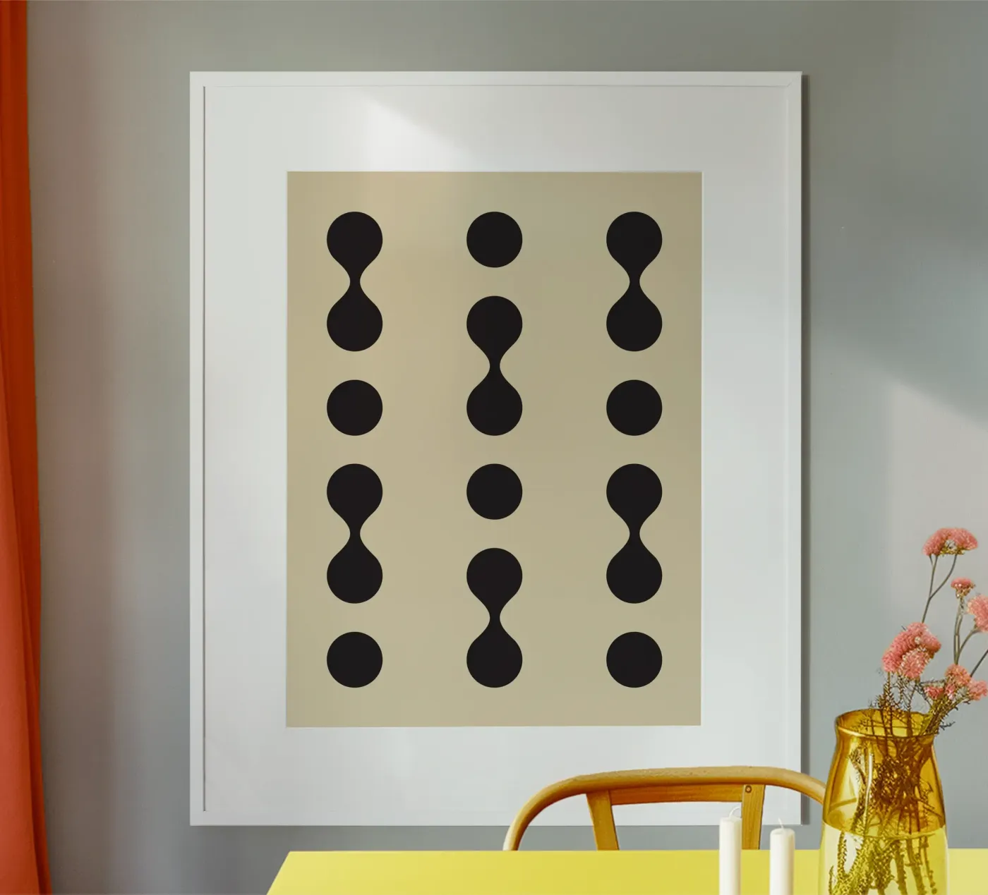 Shapes abstract poster van LisaArtes