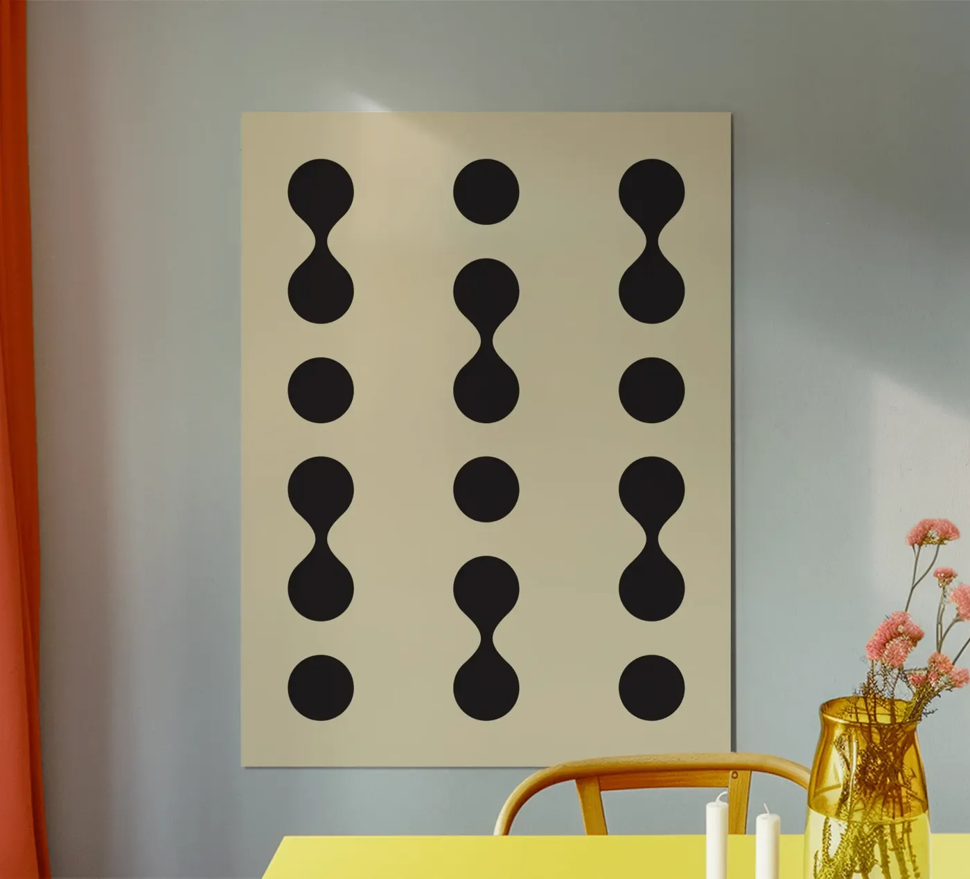 Shapes abstract poster van LisaArtes