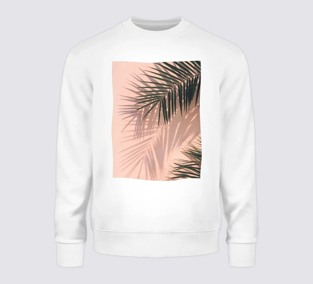 Palm Shadows - Design minimalista tropicale felpa da Whole©