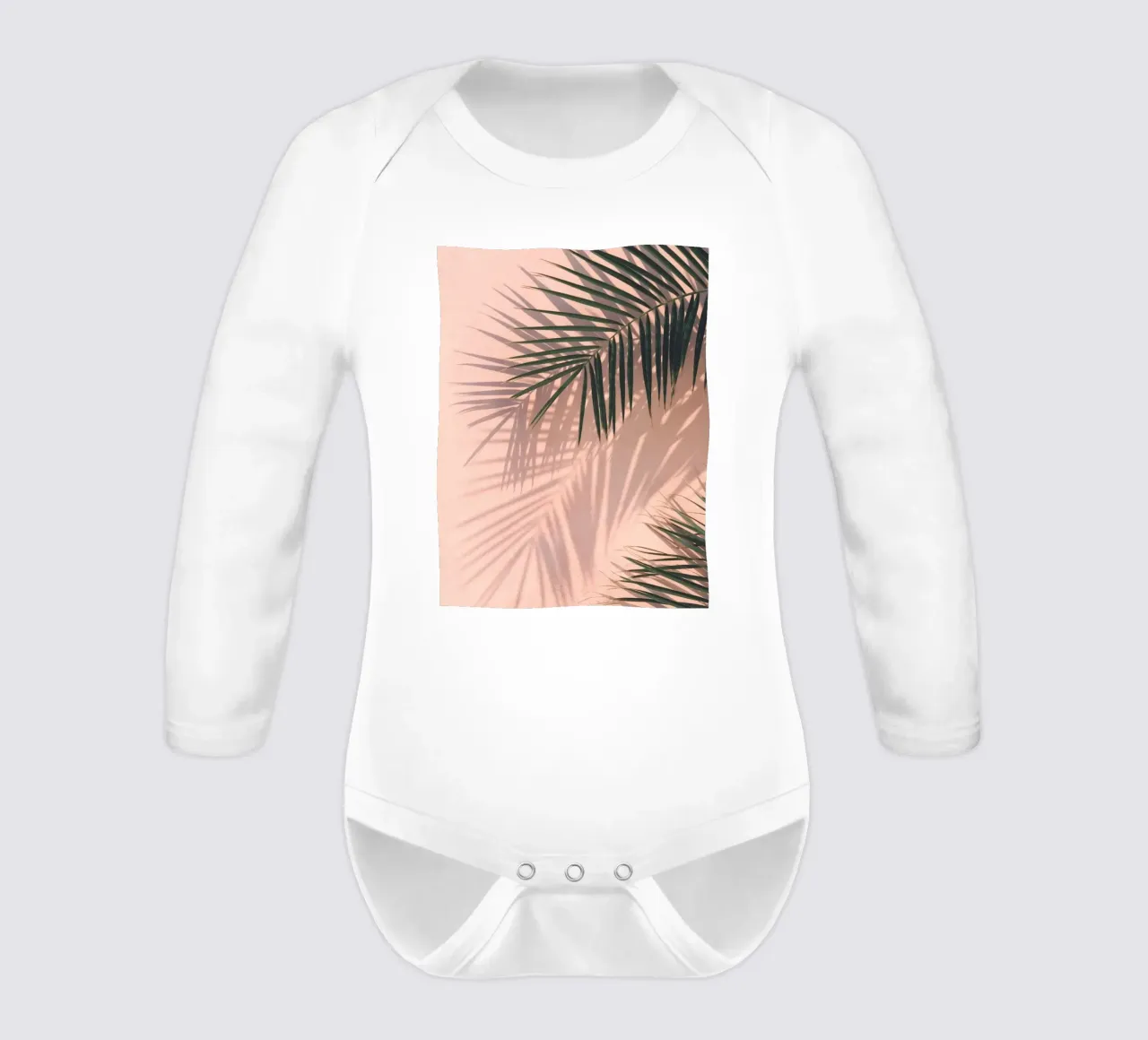 Palm Shadows - Design minimal tropical body manches longues de Whole©
