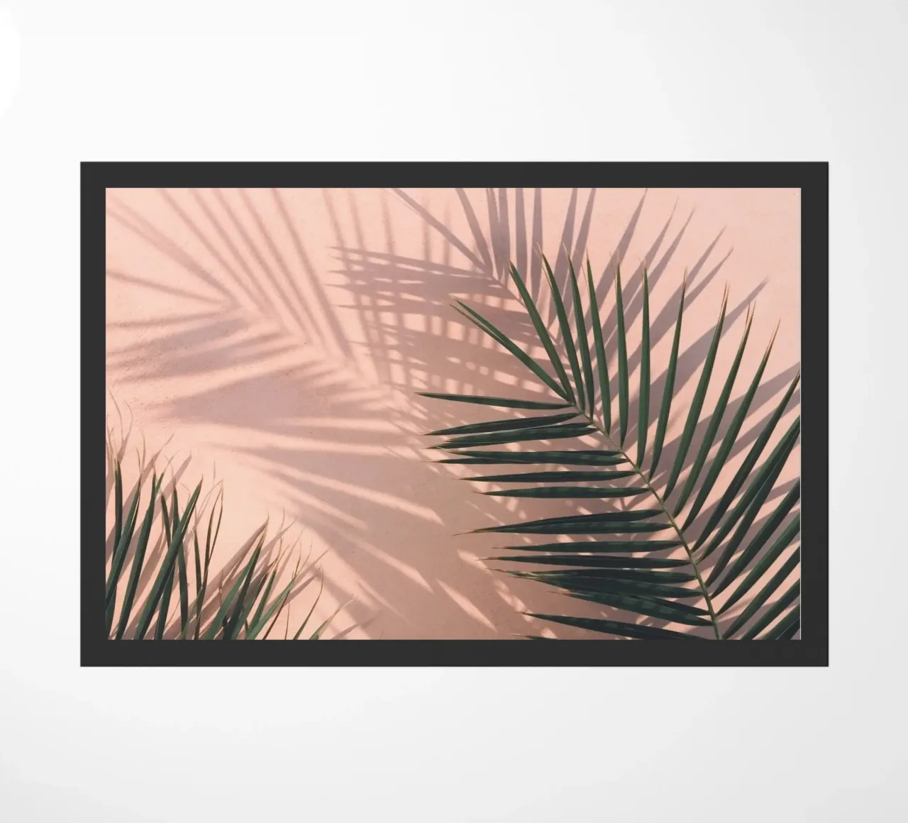 Palm Shadows - Design minimalista tropicale zerbino da Whole©