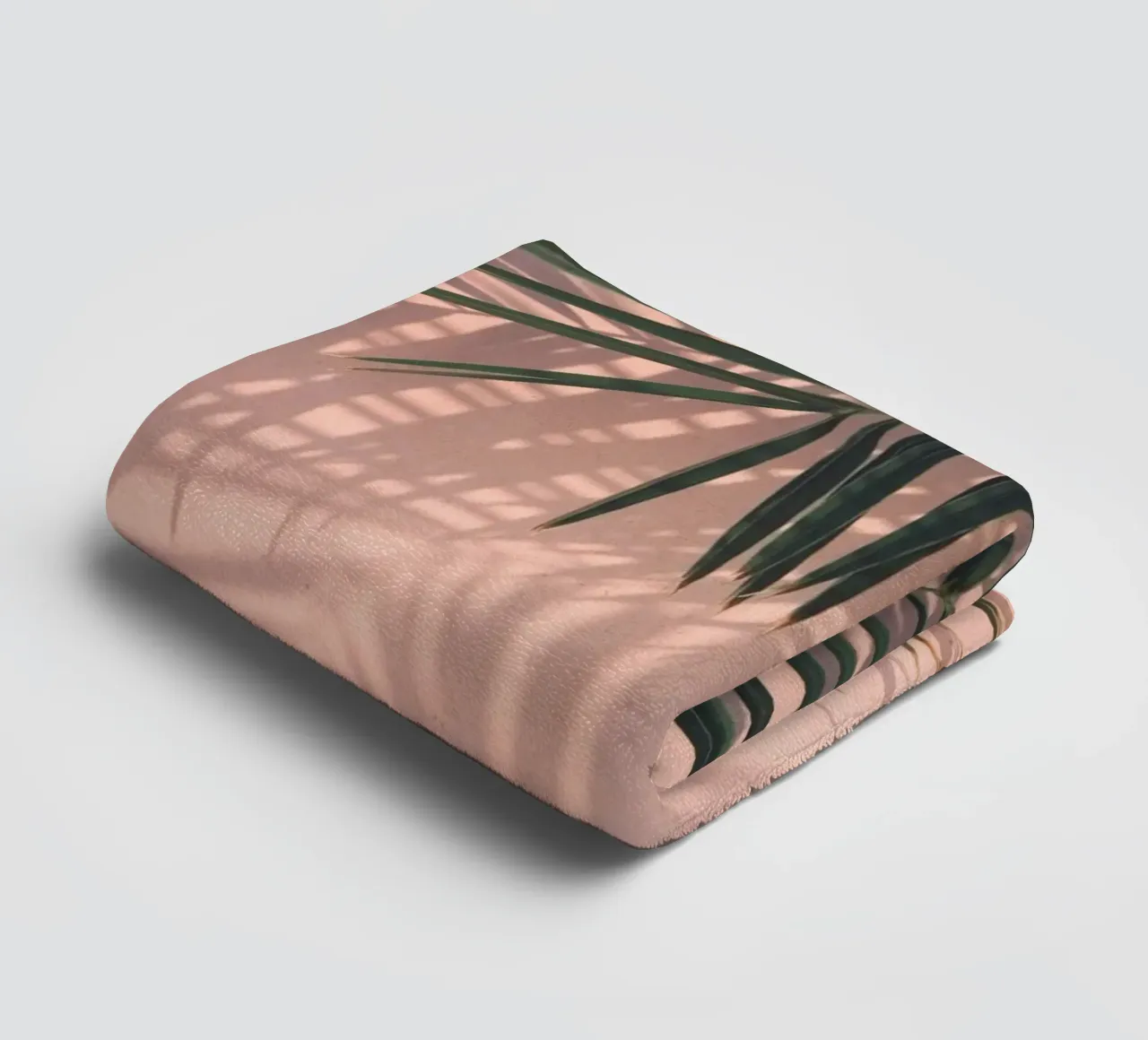 Palm Shadows - Design minimalista tropicale asciugamano da bagno da Whole©